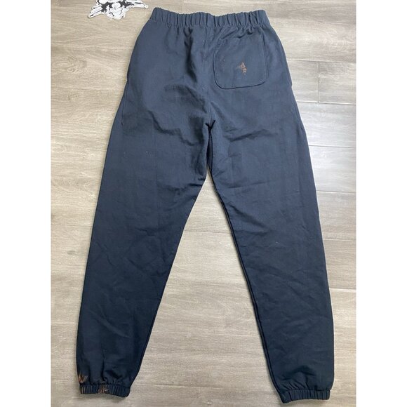 Boys Lie Black Joggers with Blue and Red Flame Design - Picture 3 of 12